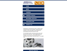 Tablet Screenshot of digitalmachining.com